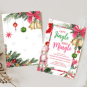 Jingle en Mingle Feestelijke Kerstfeest Kaart