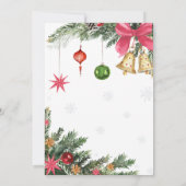 Jingle en Mingle Feestelijke Kerstfeest Kaart (Achterkant)