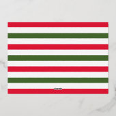 Jingle en Mingle Folie - Uitnodiging voor kerstfee (Achterkant)