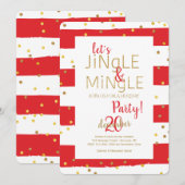 Jingle en Mingle Gold Confetti Kaart (Voorkant / Achterkant)