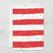 Jingle en Mingle Gold Confetti Kaart (Achterkant)