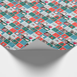 Jingle en Mingle Holiday Foto Giftwrap Cadeaupapier