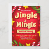 Jingle en Mingle Holiday Kaart (Voorkant)