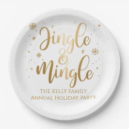 Jingle en Mingle Holiday Napkins Papieren Bordje