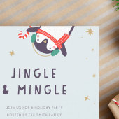Jingle en Mingle Holiday Party Kaart