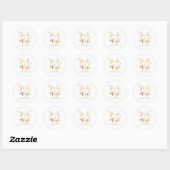Jingle en Mingle Holiday Ronde Sticker (Vel)