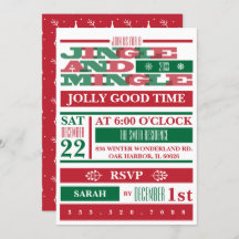 Jingle en Mingle Kerstfeest