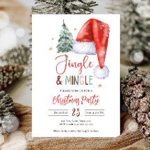 Jingle en Mingle Kerstfeest Kerstman