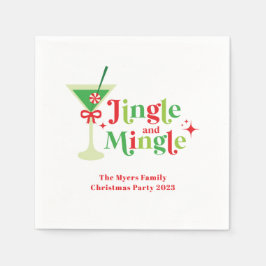 Jingle en Mingle Kerstfeest Servet