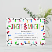 Jingle en Mingle | Kerstfeestdag — Cocktail Kaart (Staand voorkant)