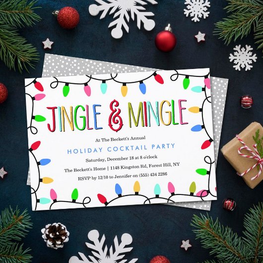 Jingle en Mingle | Kerstfeestdag — Cocktail Kaart