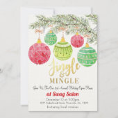 Jingle en Mingle-kerstfeestdag Kaart (Voorkant)