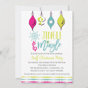 Jingle en Mingle-kerstfeestdag Kaart