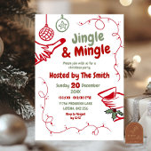 Jingle en Mingle-kerstfeestdag Kaart