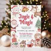 Jingle en Mingle-kerstfeestdag Kaart
