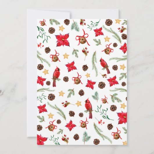 Jingle en Mingle-kerstfeestdag Kaart (Achterkant)