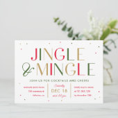 Jingle en Mingle-kerstfeestdag Kaart (Staand voorkant)