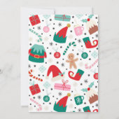 Jingle en Mingle kerstfeestje Kaart (Achterkant)