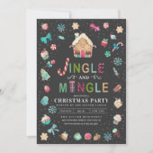 Jingle en Mingle Kerstontbijt Kaart (Voorkant)