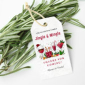 Jingle en Mingle Kerstparty Cadeaulabel
