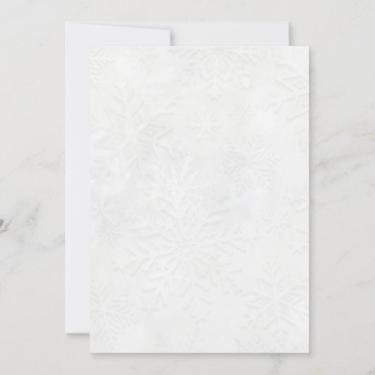 Jingle en Mingle Kerstparty Kaart (Achterkant)