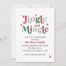 Jingle en Mingle Kerstparty