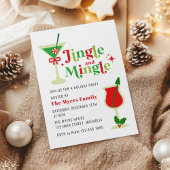 Jingle en Mingle Kerstparty Kaart