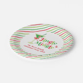 Jingle en Mingle Kerstparty Papieren Bordje (Gekanteld)
