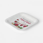 Jingle en Mingle Kerstparty Papieren Bordje (Gebogen)