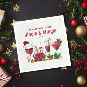 Jingle en Mingle Kerstparty Servet