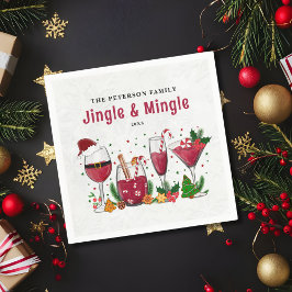Jingle en Mingle Kerstparty Servet