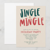 JINGLE EN MINGLE NODIGEN UIT KAART (Voorkant / Achterkant)