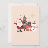 Jingle en Mingle Schattige kerstfeest Kaart (Achterkant)