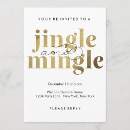 Jingle en Mingle | Uitnodigingen voor feestdagen