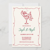 Jingle en Mingle Whimsical Kerstfeest Kaart (Voorkant)