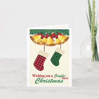 Jingle - gevulde kerstwensen feestdagen kaart