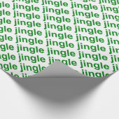 Jingle Green Cadeaupapier (Hoek)