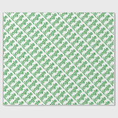 Jingle Green Cadeaupapier (Vlak)