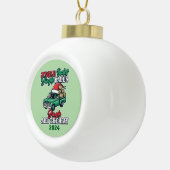 Jingle Hay Bales Keramische Bal Ornament (Rechts)