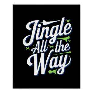 Jingle helemaal digitaal kunstontwerp perfect poster