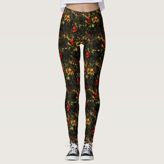 Jingle helemaal kerst ornament Leggings (Voorkant)