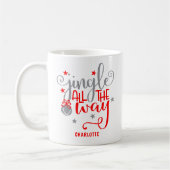 Jingle helemaal kerstbellen koffiemok (Links)