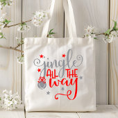 Jingle helemaal kerstbellen tote bag