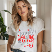 Jingle helemaal kerstbellen Tri-Blend shirt