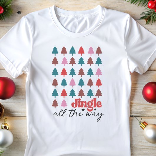 Jingle helemaal kerstboom Tri-Blend shirt