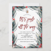 Jingle helemaal kerstfeest uitnodiging (Voorkant)