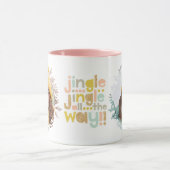 Jingle helemaal | Kleurrijke typografische foto Mok (Midden)