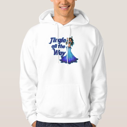 Jingle helemaal naar Belly Dancer Hoodie (Voorkant)