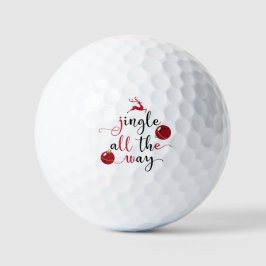 Jingle helemaal naar kerstfeestdag golfballen