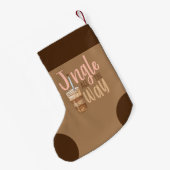 Jingle helemaal op weg naar persoonlijke Kinderen Kleine Kerstsok (Achterkant (Hangend))